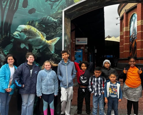 Grade 4, 5 and 6 classes at the Two Oceans Aquarium in Cape Town in 2024.